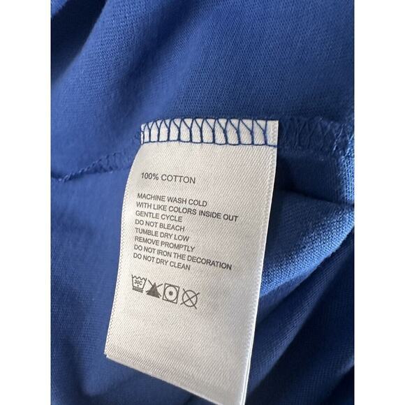 Tommy Bahama Men's Dark Blue Muse Support Your Local Bar Print Crew-Neck T-Shirt - Picture 7 of 7